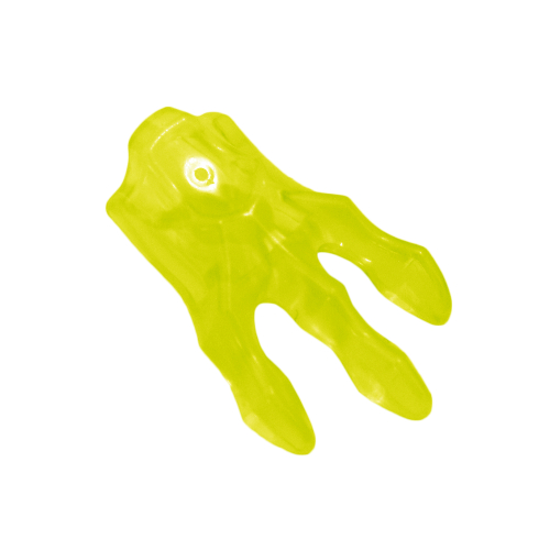 Ghost Effect Claws with Handle Transparent-Neongrün