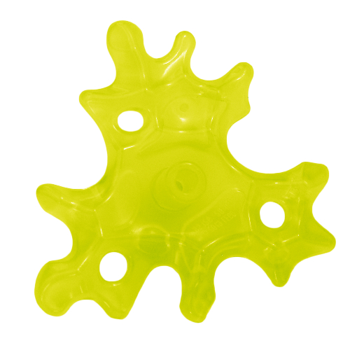 Ghost Effect Splash with Bar Trans-Neon Green