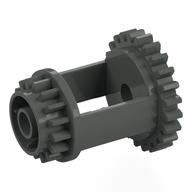 Technic Gear Differential, 24 -16 Tooth with Clutch on Both Sides