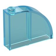 Bogenstein 1 × 4 × 2 2/3 Transparent-Hellblau
