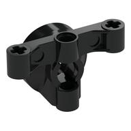 Technic Steering Wheel Hub Holder with 2 Pin Holes and 2 Axle Holes, No Slots