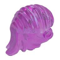 Hair Mid-Length with Stud on Left and Pin Hole on Top Opal Trans-Dark Pink