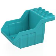 Duplo Dump Truck Container 5 × 8 × 3 1/2 with 2 × 8 Studs on Top Mittelazur