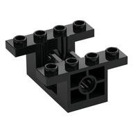Gearbox 4 × 4 × 1 2/3 with 1 × 2 Cutouts, Pin Holes