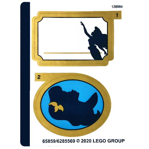 Sticker Sheet 1 for Set 43176-1 [No Color/Any Color]