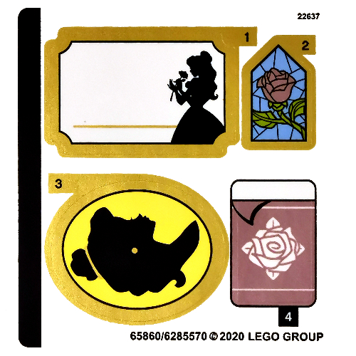 Sticker Sheet 1 for Set 43177-1 [No Color/Any Color]