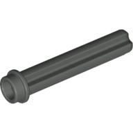 Technic Achse 3 mit Noppe Dunkelgrau
