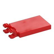 Tile Special 2 × 3 with 2 Clips without Tab between Clips Rot