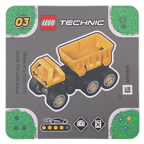Activity Card for Set 42233-3 [No Color/Any Color]
