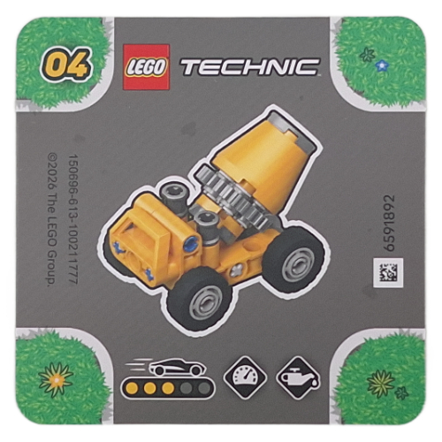 Activity Card for Set 42233-4 [No Color/Any Color]