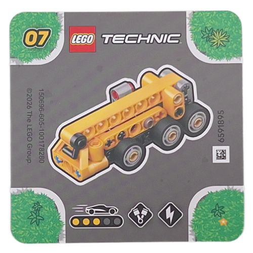 Activity Card for Set 42233-7 [No Color/Any Color]