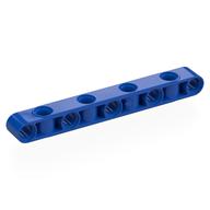 Technic Beam 1 × 9 Thick with Alternating Holes Blue