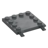 Plate Special 4 × 4 with Studs on Edges and Clips Horizontal