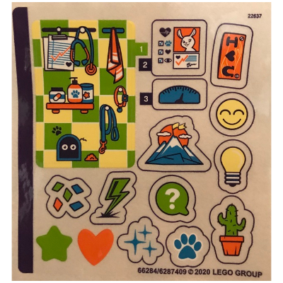 Sticker Sheet for Set 41403-1 [No Color/Any Color]