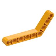 Technic Beam 1 × 9 Bent (6 - 4) Thick Bright Light Orange