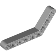 Technic Beam 1 × 9 Bent (6 - 4) Thick Light Bluish Gray