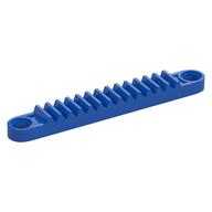 Technic Gear Rack 1 × 8 with Holes Blue