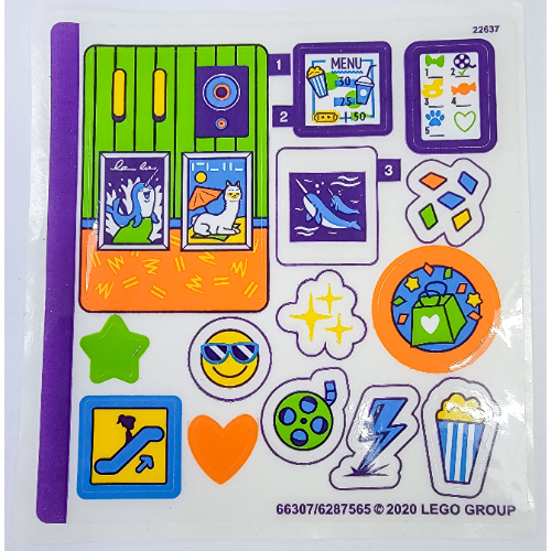 Stickerbogen für Set 41408-1 [Keine Farbe/Beliebige Farbe]