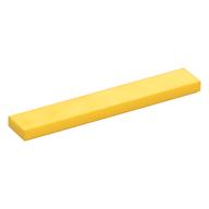 Fliese 1 × 6 mit Rille Gelb
