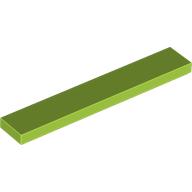 Tile 1 × 6 with Groove Lime