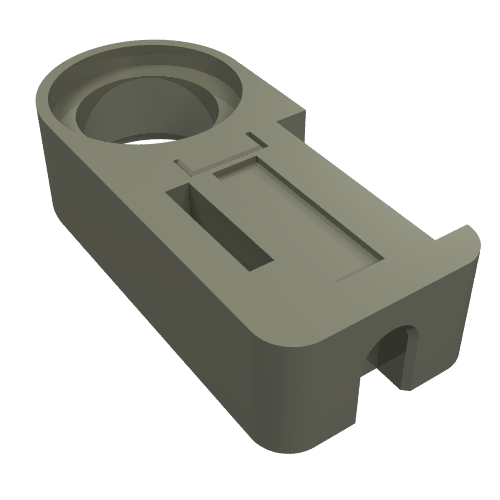 Technic Flex Cable End with Pin Connection Dark Gray