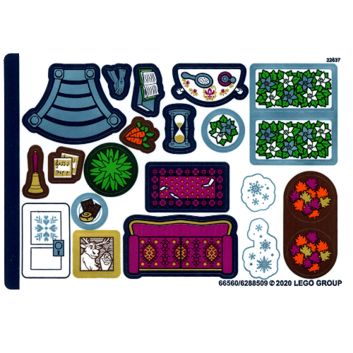 Stickerbogen 2 für Set 43175-1 [Keine Farbe/Beliebige Farbe]