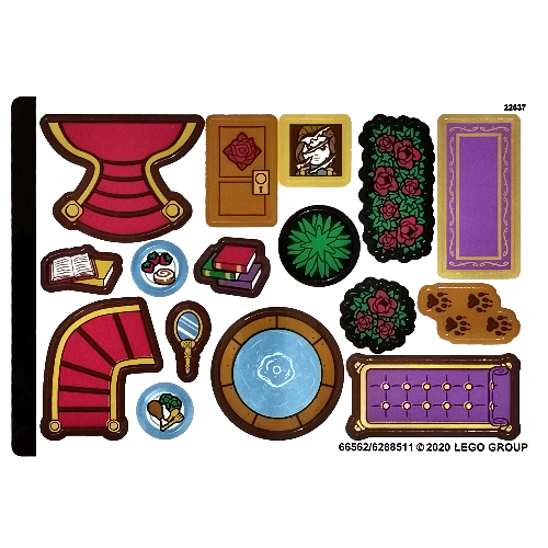 Sticker Sheet 2 for Set 43177-1 [No Color/Any Color]