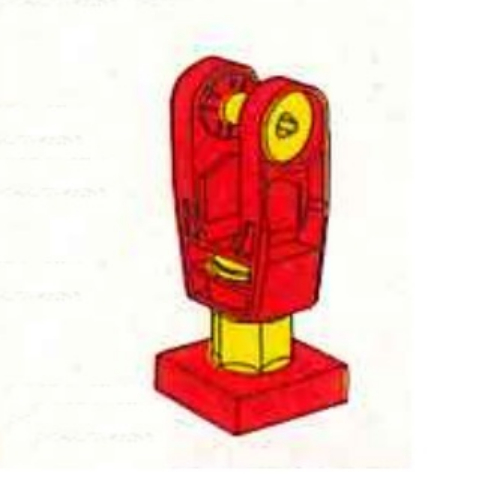Duplo Toolo Arm Turning with Set Screw End Red