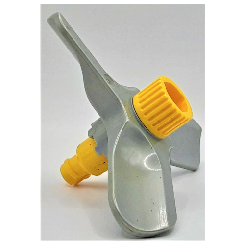 Duplo Toolo Propeller Small with Yellow Center Screw Perlhellgrau
