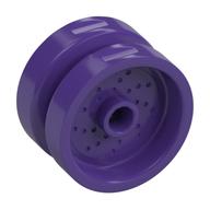 Wheel 18 × 12 with Pin Hole and Stud Dark Purple