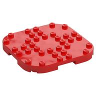 Plate Round Corners 8 × 8 × 2/3 Circle with Reduced Knobs Rot