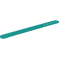 DOTS Bracelet 2 Stud Wide Dark Turquoise