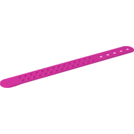 DOTS Bracelet 2 Stud Wide Dunkelrosa