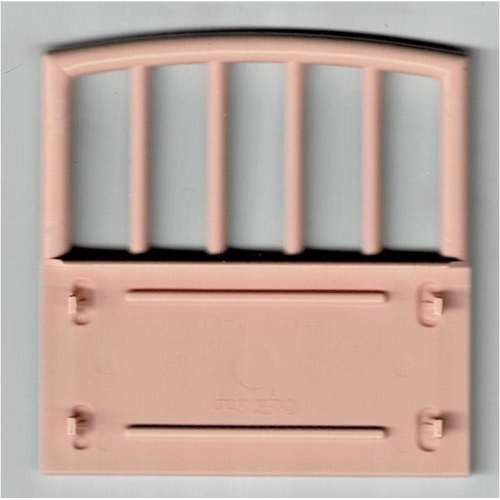 Scala, Baby Crib Footboard 1 × 7 × 6 Light Salmon