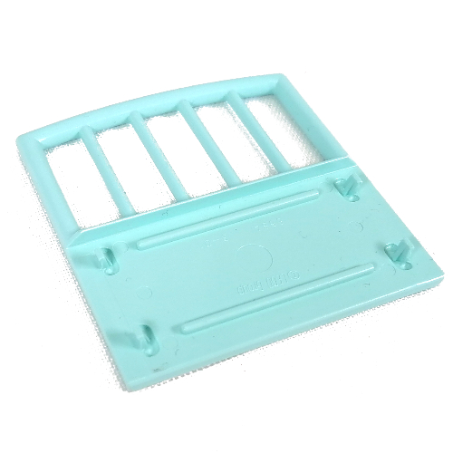 Scala, Baby Crib Footboard 1 × 7 × 6 Aqua