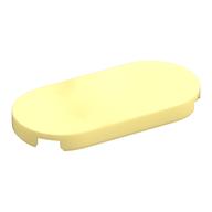 Tile Round 2 × 4 Bright Light Yellow