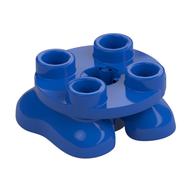 Feet, 2 × 2 × 2/3 with 4 Studs on Top Blau