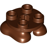 Feet, 2 × 2 × 2/3 with 4 Studs on Top