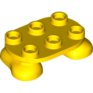 Feet, 2 × 3 × 2/3 with 6 Studs on Top