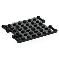 Plate Special 6 × 6 with 4 Handles in Schwarz