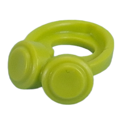 Minifig Neckwear Headphones Limette