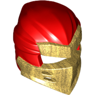 Wrap with Armor Mask Pearl Gold Pattern Rot