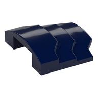 Brick Curved 4 × 3 with 3 Layers, 1 × 3 Cutout on Underside Dunkelblau