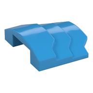 Brick Curved 4 × 3 with 3 Layers, 1 × 3 Cutout on Underside Dark Azure