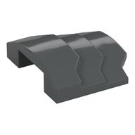 Brick Curved 4 × 3 with 3 Layers, 1 × 3 Cutout on Underside Dunkelblaugrau