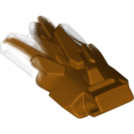 Energy Burst (Ninjago) with Hinge, Trans-Clear Top Pearl Gold