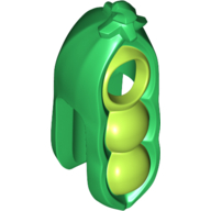 Costume Pea with Lime Peas Pattern in 