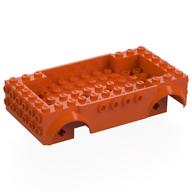 Vehicle Base 6 × 12 in Reddish Orange
