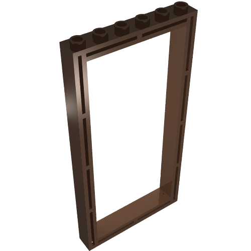 Tür Rahmen 1 × 6 × 10 Braun