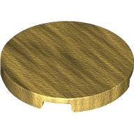Tile Round 3 × 3 Pearl Gold